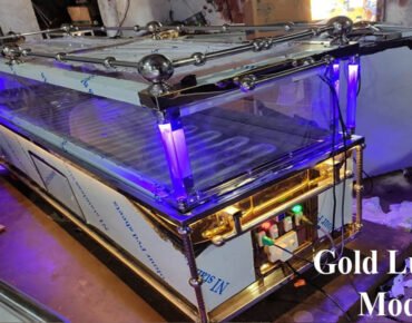 Gold Luxury Dead Body Freezer Box